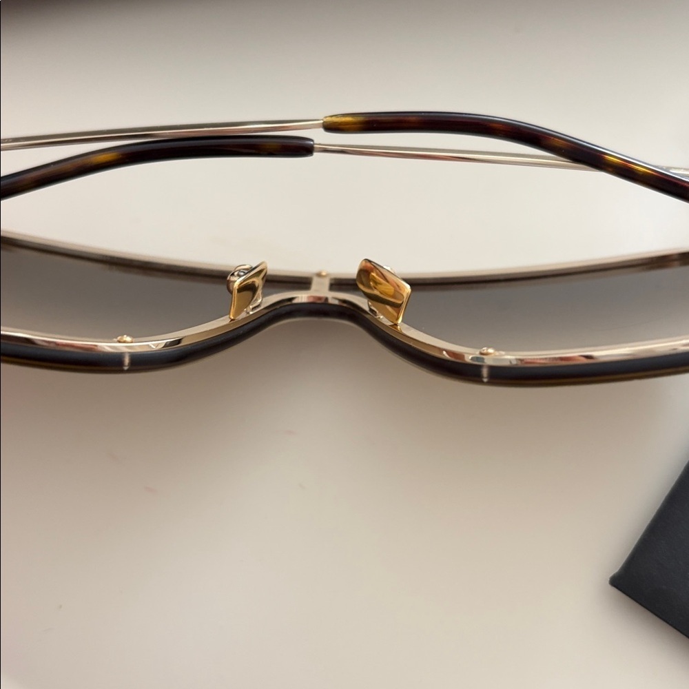 Saint Laurent Sl 364 Sunglasses Brown Gold - Picture 6 of 15